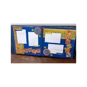 Scrapbook Photo Album 12"x‎ 12" Pre-made Pages 10 Double Layouts Made By Grandma